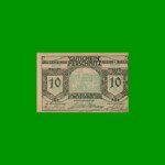BILLETE DE AUSTRIA NOTGELD CIUDAD DE FERSCHNITZ 10 HELLER, ESTADO EXCELENTE+ .-