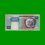 BILLETE DE ANGOLA 1.000 KWANZAS, PICK 121a, AÑO 1984, ESTADO MUY BUENO- .-