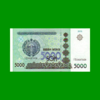 BILLETE DE UZBEKISTAN 5.000 SUM, PICK 83, AÑO 2013, ESTADO SIN CIRCULAR.-