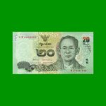 BILLETE DE THAILANDIA 20 BAHT, PICK 118, AÑO 2013, ESTADO SIN CIRCULAR.-