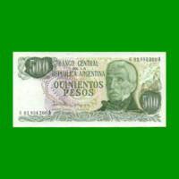 REPOSICION BILLETE PESOS LEY 18.188 $ 500,00, BOT 2434, ESTADO SIN CIRCULAR.-