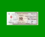 BONO DE RIO NEGRO $ 10,00, EC 394, AÑO 1995, ESTADO EXCELENTE.-