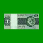 BILLETE DE BRASIL 1 CRUZEIRO, PICK 191Aa, AÑO 1972, ESTADO SIN CIRCULAR.-