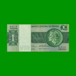 BILLETE DE BRASIL 1 CRUZEIRO, PICK 191Ab, AÑO 1975, ESTADO EXCELENTE- .-