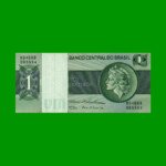 BILLETE DE BRASIL 1 CRUZEIRO, PICK 191Ab, AÑO 1975, ESTADO EXCELENTE+ .-