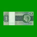 BILLETE DE BRASIL 1 CRUZEIRO, PICK 191Ab, AÑO 1975, ESTADO SIN CIRCULAR.-