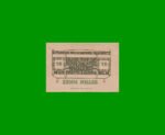 BILLETE DE AUSTRIA NOTGELD CIUDAD DE FERSCHNITZ 10 HELLER, ESTADO EXCELENTE+ .- - Imagen 2