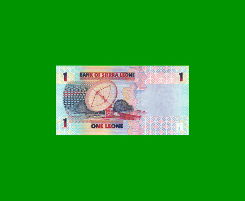 BILLETE DE SIERRA LEONA 1 LEON, PICK 34, AÑO 2022, ESTADO SIN CIRCULAR.- - Imagen 2