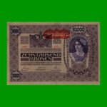 BILLETE DE AUSTRIA 10.000 CORONAS, PICK 65, AÑO 1918 (1919), ESTADO EXCELENTE.-