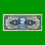 BILLETE DE BRASIL 1 CRUZEIRO, PICK 150a, AÑO 1954, ESTADO SIN CIRCULAR.-