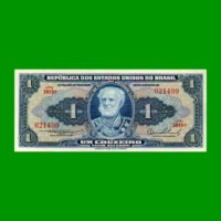 BILLETE DE BRASIL 1 CRUZEIRO, PICK 150a, AÑO 1954, ESTADO SIN CIRCULAR.-