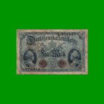 BILLETE DE ALEMANIA 5 MARCOS, PICK 47a, AÑO 1914, ESTADO BUENO.-