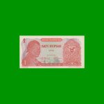 BILLETE DE INDONESIA 1 RUPIA, PICK 102, AÑO 1968, ESTADO SIN CIRCULAR.-