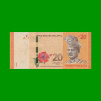 BILLETE DE MALASIA 20 RINGGIT, PICK 54a, ESTADO SIN CIRCULAR.-