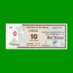 BONO DE RIO NEGRO $ 10,00, EC 397, AÑO 1995, ESTADO EXCELENTE- .-