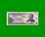 BONO DE ENTRE RIOS $ 50,00, EC 339, AÑO 01/10/2001, ESTADO MUY BUENO+ .-