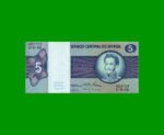 BILLETE DE BRASIL 5 CRUZEIROS, PICK 192c, AÑO 1974, ESTADO EXCELENTE.-
