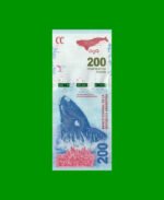 PESOS 3er DISEÑO $200,00, BOT 5604, AÑO 2017, ESTADO SIN CIRCULAR.-