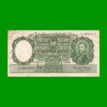 MONEDA NACIONAL $50,00, BOT 2016, AÑO 1964, ESTADO MUY BUENO+ .-