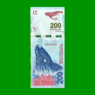 PESOS 3er DISEÑO $200,00, BOT NEW, SERIE G, ESTADO EXCELENTE.-
