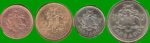 BARBADOS SET DE CUATRO MONEDAS 1, 5, 10 Y 25 CENTIMOS, AÑO 1999/ 2000, ESTADO NUEVAS.- - Imagen 2