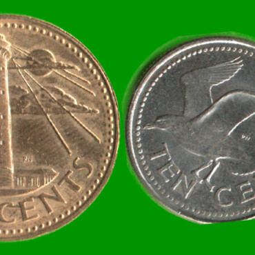 BARBADOS SET DE CUATRO MONEDAS 1, 5, 10 Y 25 CENTIMOS, AÑO 1999/ 2000, ESTADO NUEVAS.-