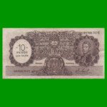 MONEDA NACIONAL $1.000 RESELLADO A $10,00 PESOS LEY 18.188, BOT 2212, AÑO 1969, ESTADO MUY BUENO- .-