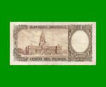 MONEDA NACIONAL $5.000 RESELLADO A $50,00 PESOS LEY 18.188, BOT 2218, AÑO 1969, ESTADO MUY BUENO+ .- - Imagen 2