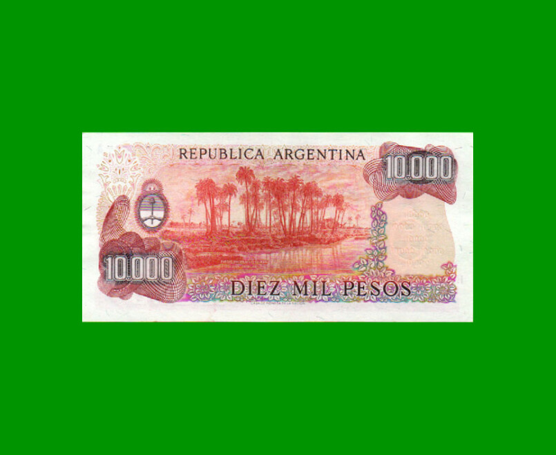 REPOSICION BILLETE PESOS LEY 18.188 $ 10.000,00, BOT 2480, ESTADO SIN CIRCULAR.- - Imagen 2