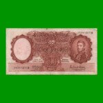 MONEDA NACIONAL $100,00, BOT 2069, AÑO 1965, ESTADO MUY BUENO- .-