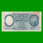 MONEDA NACIONAL $500,00, BOT 2099, AÑO 1955, ESTADO MUY BUENO- .-