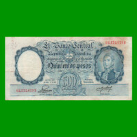 MONEDA NACIONAL $500,00, BOT 2099, AÑO 1955, ESTADO MUY BUENO- .-