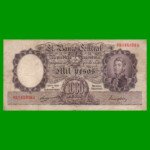 MONEDA NACIONAL $1.000,00, BOT 2129, AÑO 1948, ESTADO BUENO+ .-