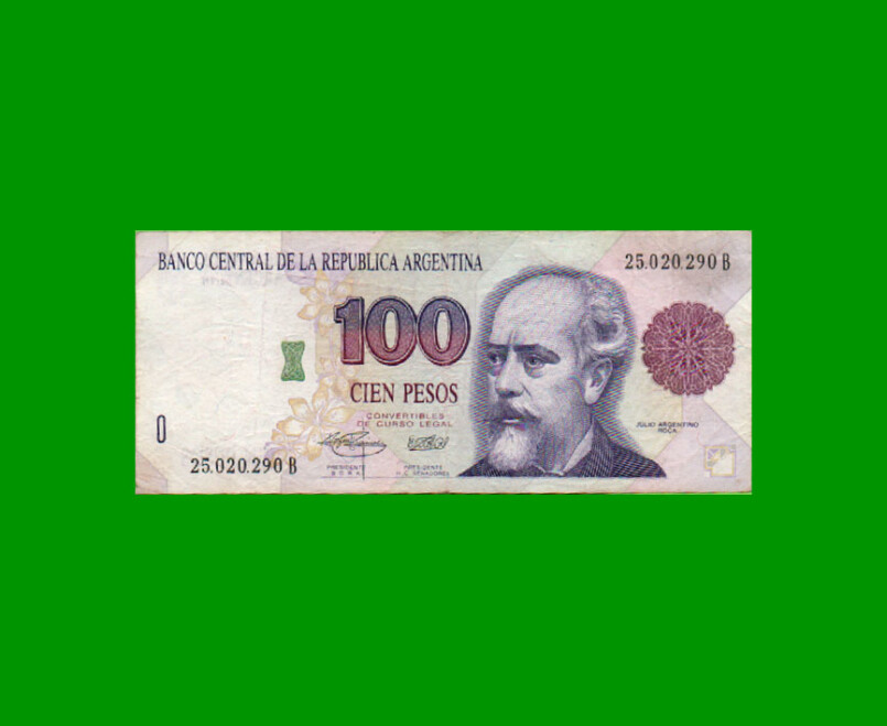 PESOS CONVERTIBLES 1er DISEÑO $100,00, BOT 3077, AÑO 1994, ESTADO MUY BUENO .-