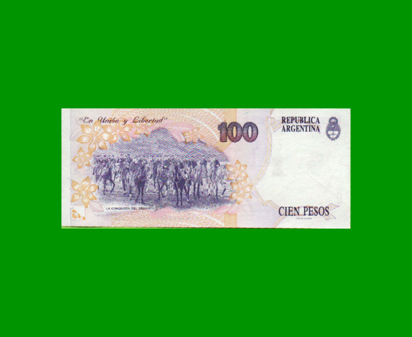 PESOS CONVERTIBLES 1er DISEÑO $100,00, BOT 3077, AÑO 1994, ESTADO EXCELENTE .- - Imagen 2