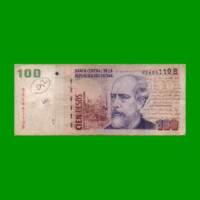 PESOS CONVERTIBLES 2do DISEÑO $100,00, BOT 3708, AÑO 2001, ESTADO BUENO .-