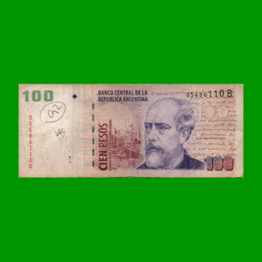 PESOS CONVERTIBLES 2do DISEÑO $100,00, BOT 3708, AÑO 2001, ESTADO BUENO .-