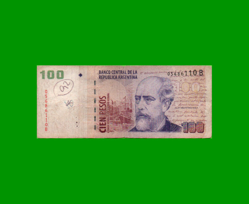 PESOS CONVERTIBLES 2do DISEÑO $100,00, BOT 3708, AÑO 2001, ESTADO BUENO .-