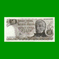 PESOS LEY 18.188 $50,00, BOT 2367, AÑO 1973, ESTADO EXCELENTE .-