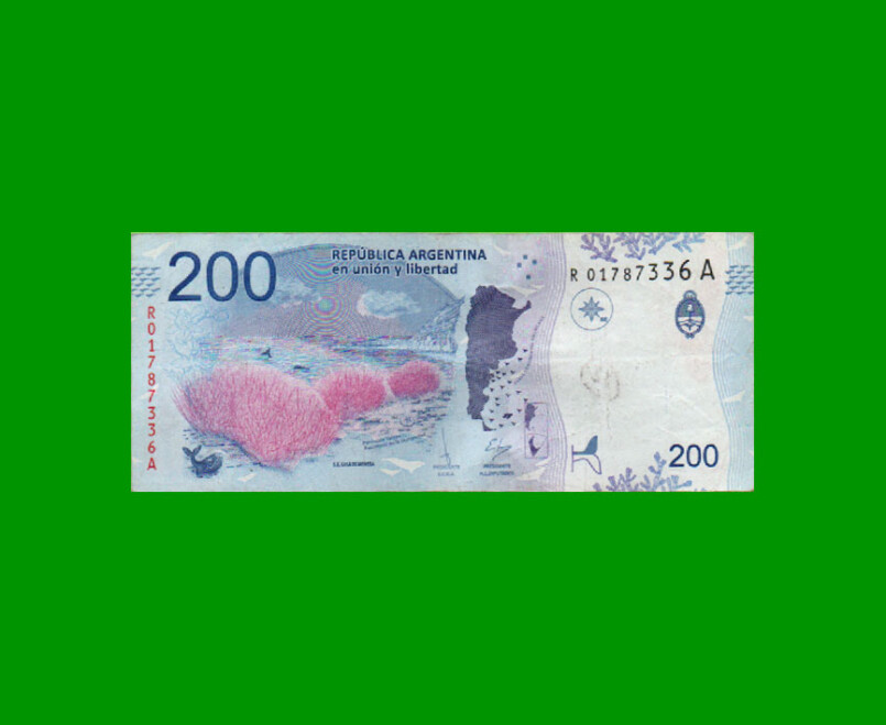 REPO.PESOS 3er DISEÑO $200,00, BOT R5608, AÑO 2018, ESTADO BUENO+ .- - Imagen 2