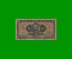 BILLETE DE BOLIVIA 10 BOLIVIANOS, PICK 130, AÑO 1928, ESTADO BUENO .-