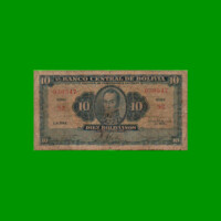 BILLETE DE BOLIVIA 10 BOLIVIANOS, PICK 130, AÑO 1928, ESTADO BUENO .-