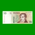 BILLETE CONVERTIBLE SEGUNDO DISEÑO $ 10,00, BOT 3444a, AÑO 2014, ESTADO EXCELENTE+.-