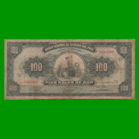BILLETE DE PERU 100 SOLES, PICK 79a, AÑO 1962, ESTADO BUENO.-