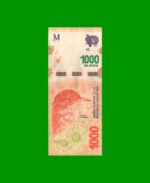 REPOSICION BILLETE PESOS 3ER DISEÑO $1.000,00, BOT NEW, ESTADO EXCELENTE- .-