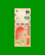 BILLETE PESOS 3ER DISEÑO $1.000,00, BOT NEW, SERIE WA, ESTADO SIN CIRCULAR .-