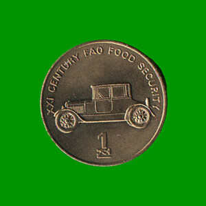 MONEDA DE COREA DEL NORTE 1 CHON, AÑO 2002, ESTADO USADA.-