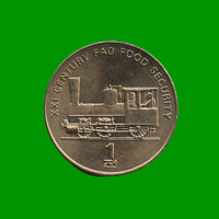 MONEDA DE COREA DEL NORTE 1 CHON, AÑO 2002, ESTADO USADA.-
