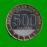 MONEDA DE COSTA RICA 500 COLONES, CONMEMORATIVA, BIMETALICA, AÑO 2023, ESTADO NUEVA.-