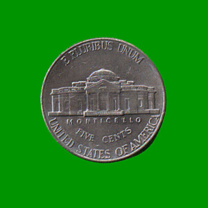 MONEDA DE ESTADOS UNIDOS 5 CENTAVOS, AÑO 2002, ESTADO USADA.-